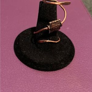 Streetwear Copper swirl ring handmade